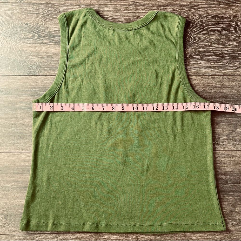Daydreamer Led Zeppelin Icarus 77 Shrunken Tank in Garden Green. XL. NWOT! - Picture 12 of 14